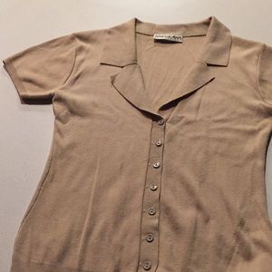 Tan Polo Tee Shirt